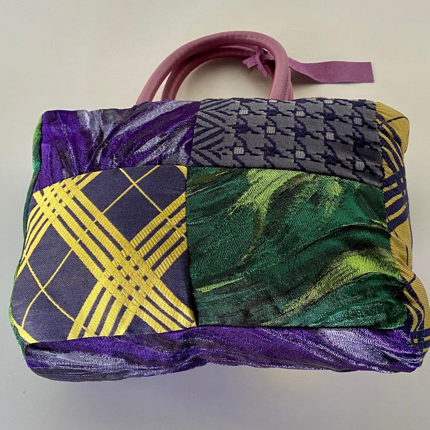 Mini Shopper viola/blu - MARTA VITALI