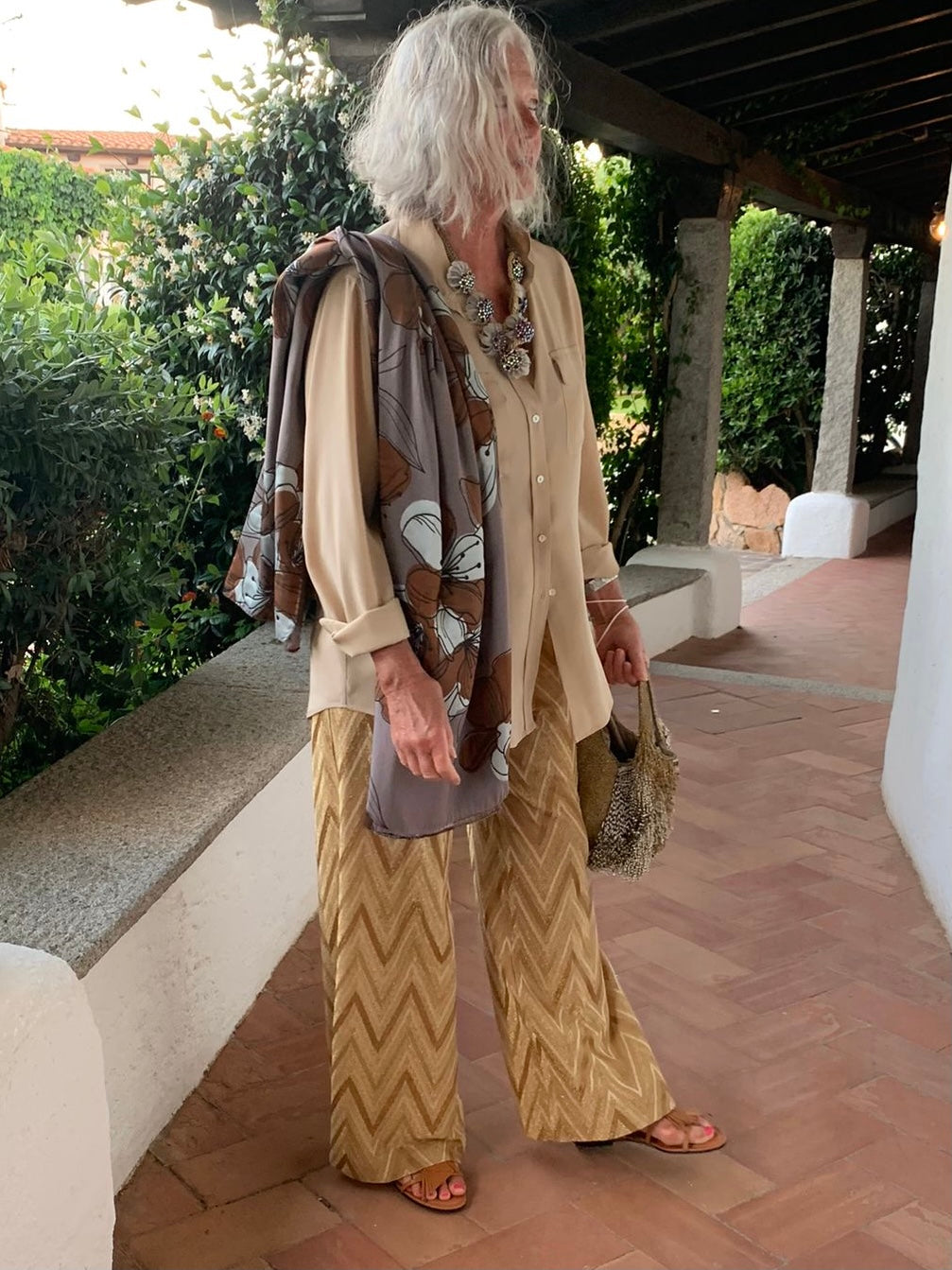 Scialle Orchidea - MARTA VITALI