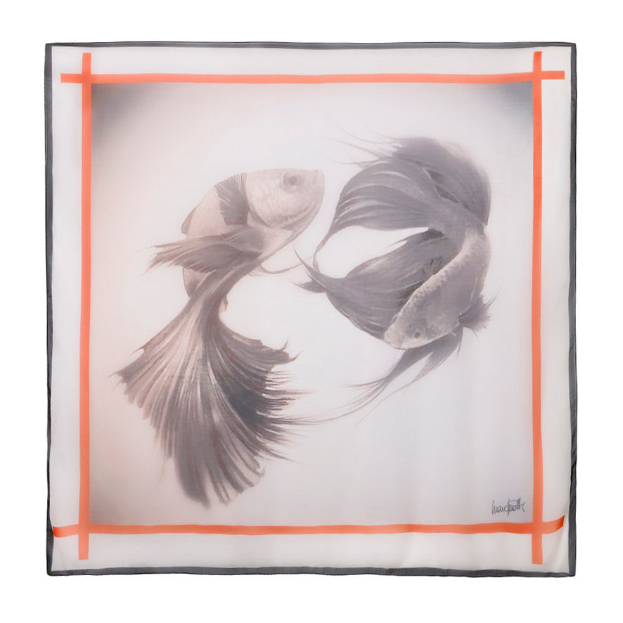 Maxi Foulard Fishes - MARTA VITALI