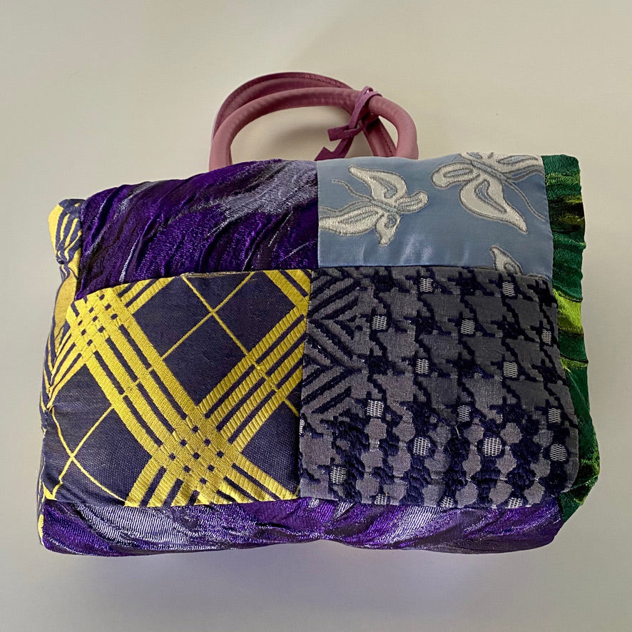 Mini Shopper viola/blu - MARTA VITALI