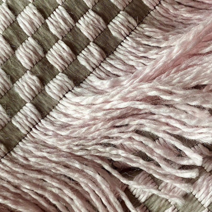 Maxi-sciarpa Spiga/Quadretto - MARTA VITALI