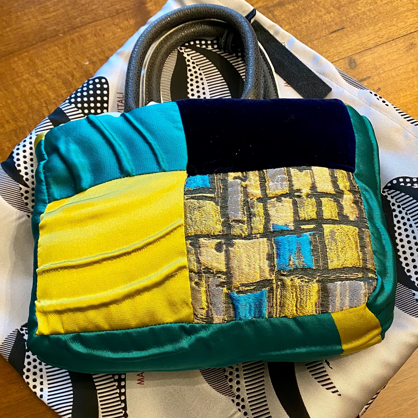 Mini Shopper verde smeraldo - MARTA VITALI