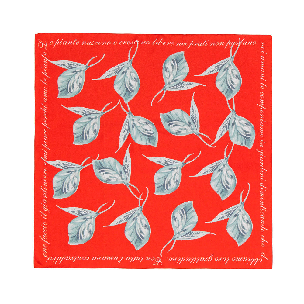 Mini Foulard - Mini Leaves - MARTA VITALI