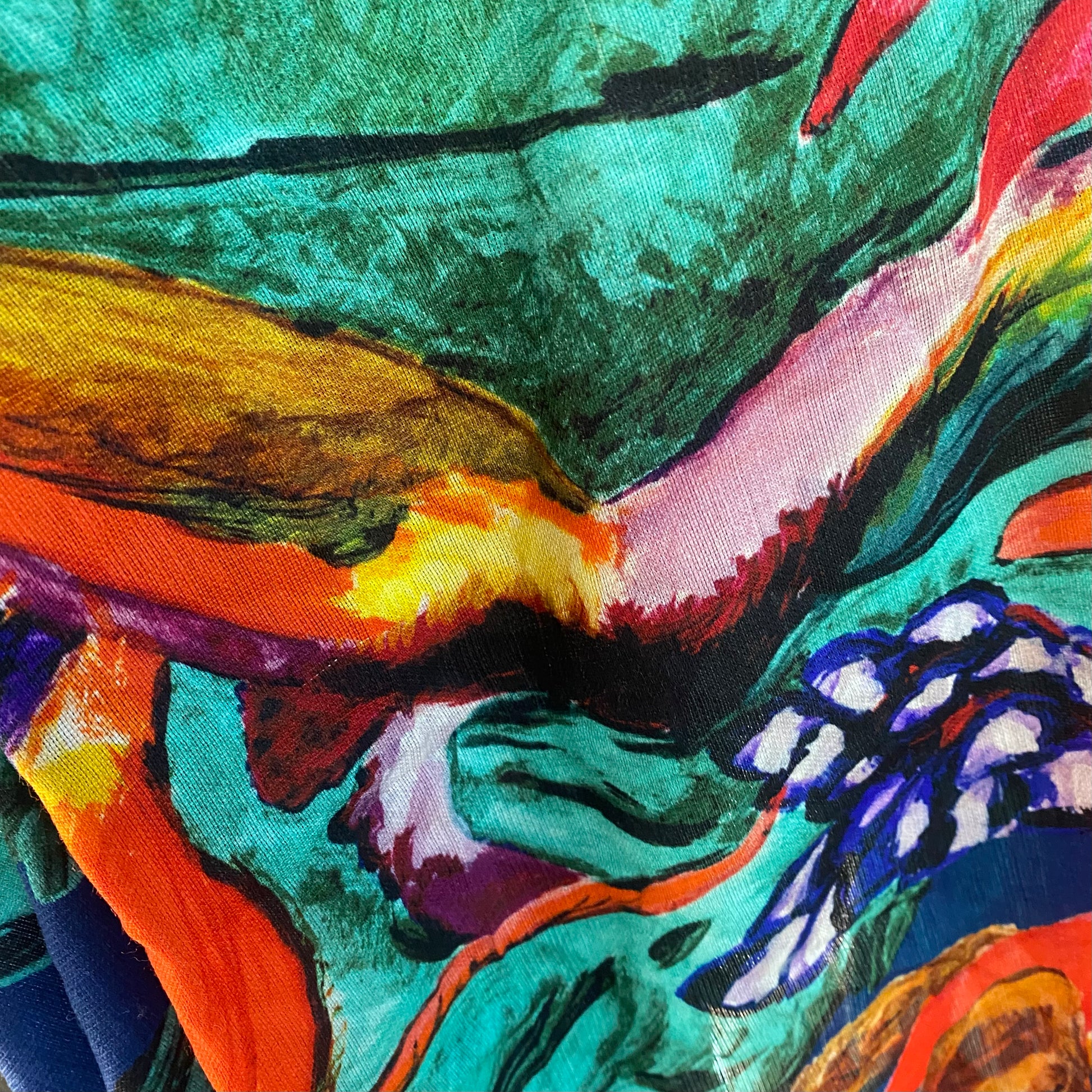 Maxi-sciarpa Winter Strelizia - MARTA VITALI